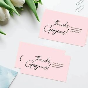50 THANK YOU CARDS NEW